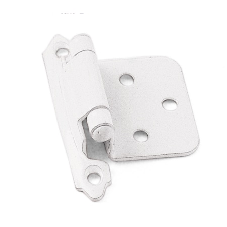 Laurey No Inset Self-Closing Hinge, White 28742